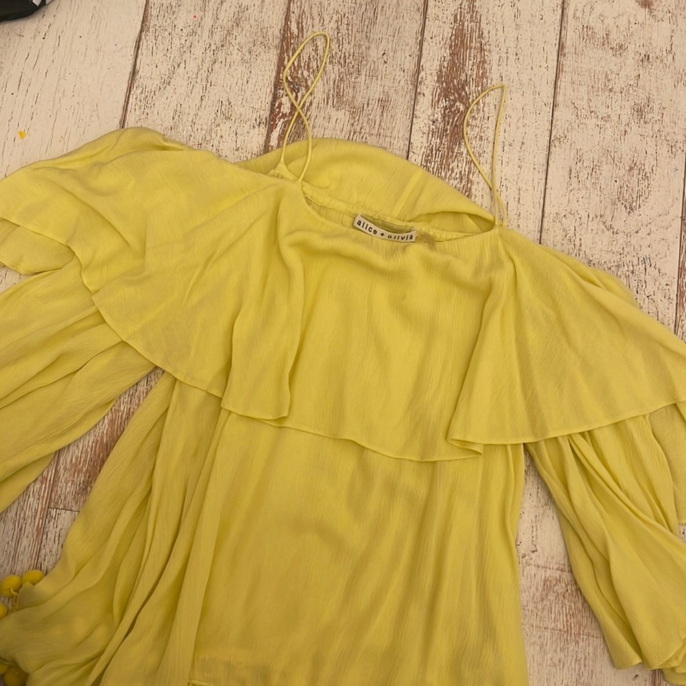 alice and olivia top!!